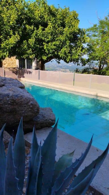 Villa Spacieuse -Vue Exceptionnelle- Piscine Saint-Romain-de-Lerps Eksteriør billede